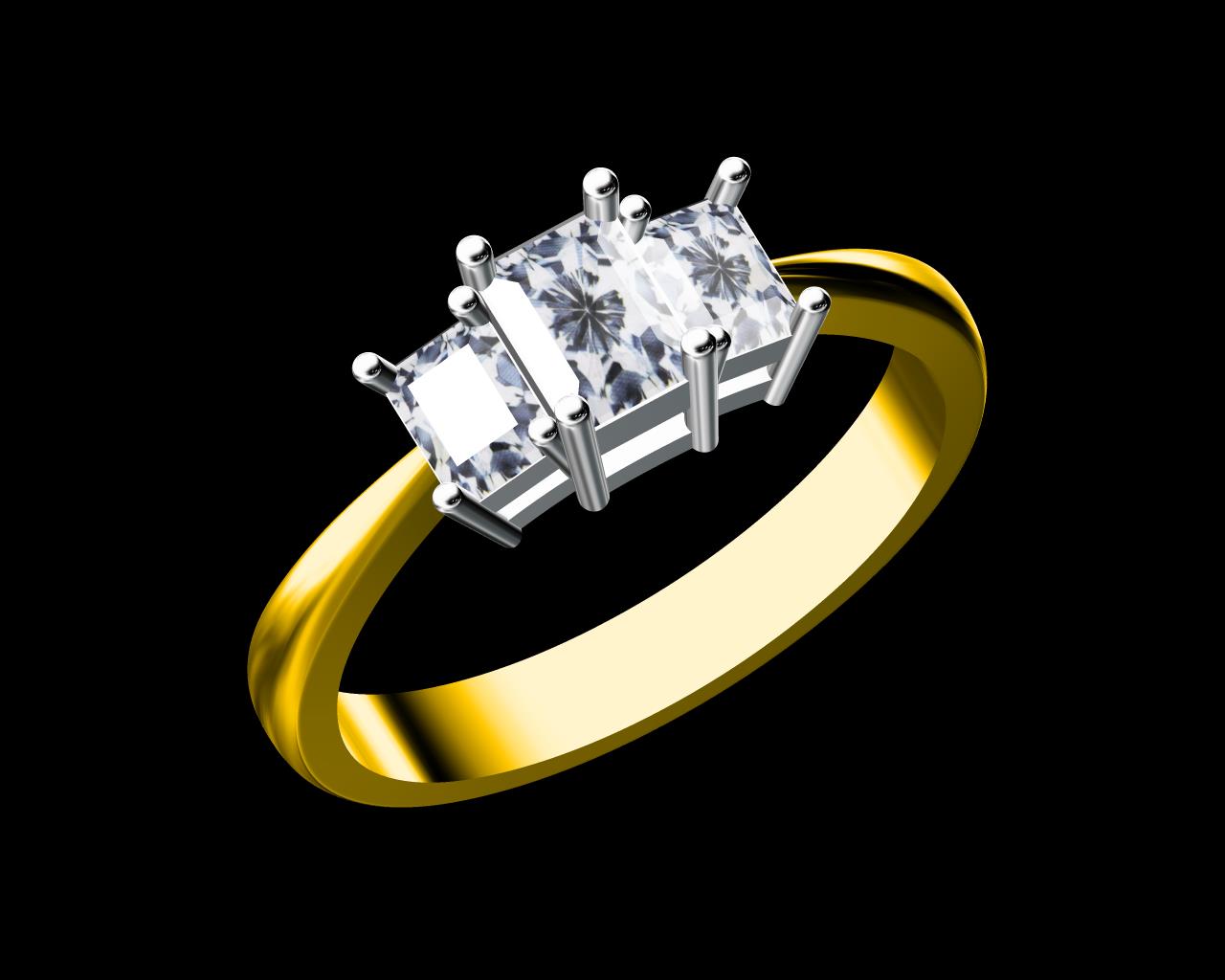 AD17733 — Ladies Rings jewellery CAD design (JCD/STL)