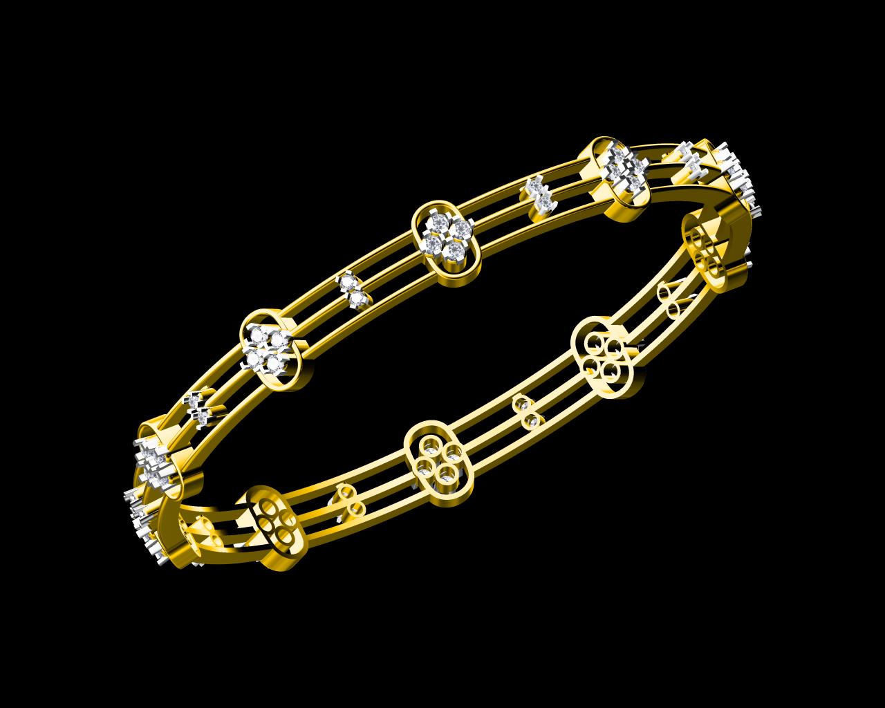 AD17764 — Bangles jewellery CAD design (JCD/STL) AD17764 — Bangles jewellery CAD design (JCD/STL)