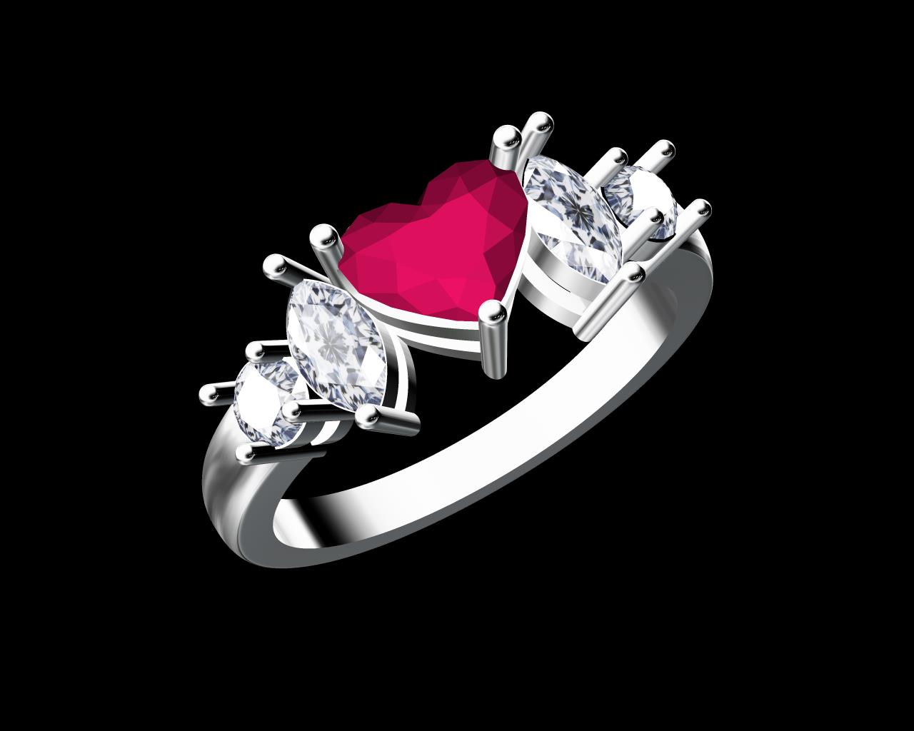 AD17765 — Ladies Rings jewellery CAD design (JCD/STL)