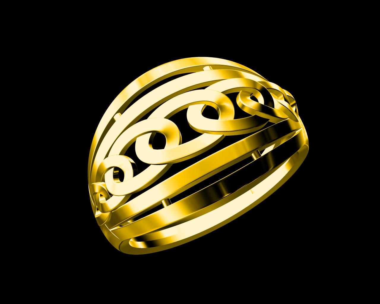 AD17780 — Ladies Rings jewellery CAD design (JCD/STL)
