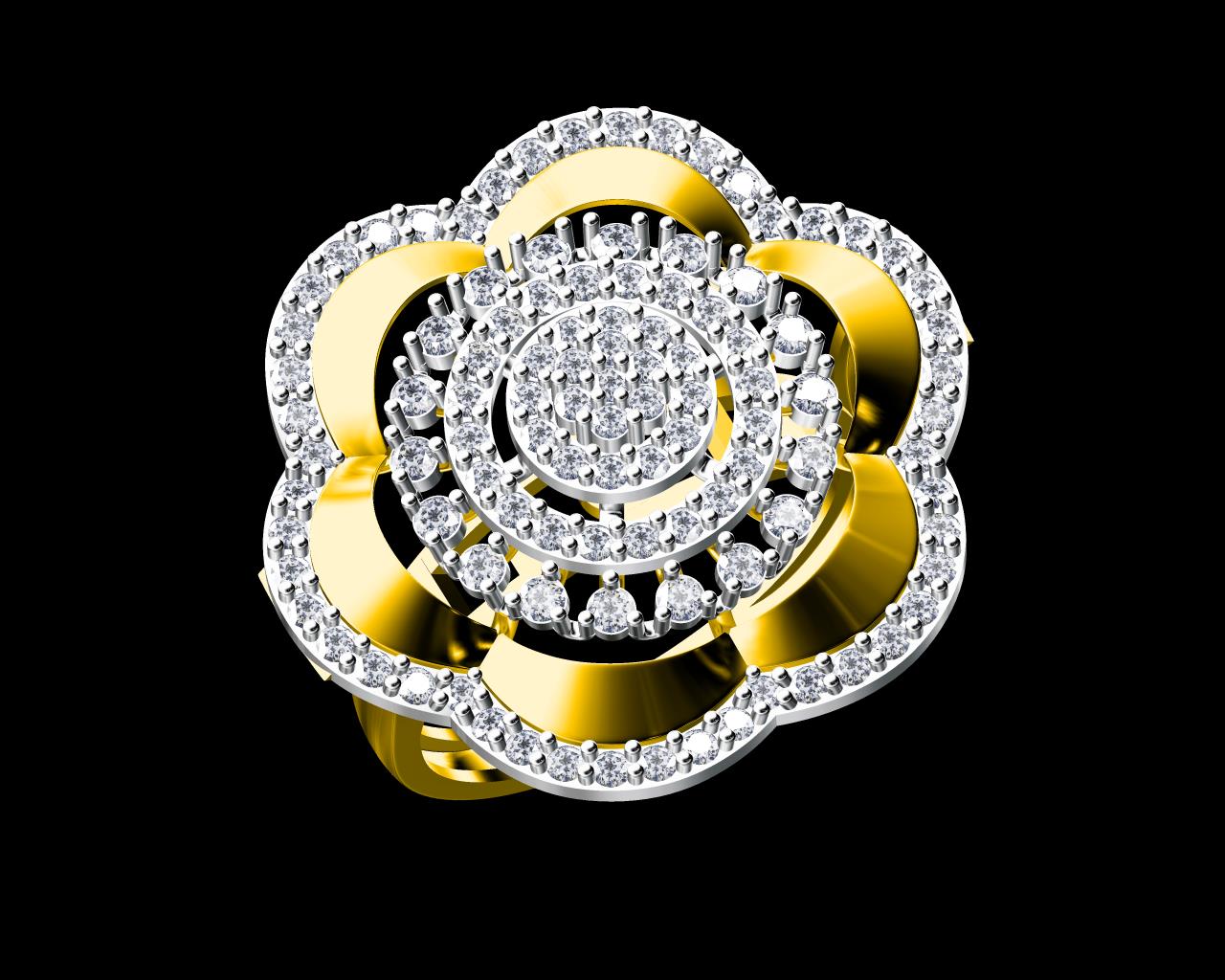 AD17809 — Ladies Rings jewellery CAD design (JCD/STL)