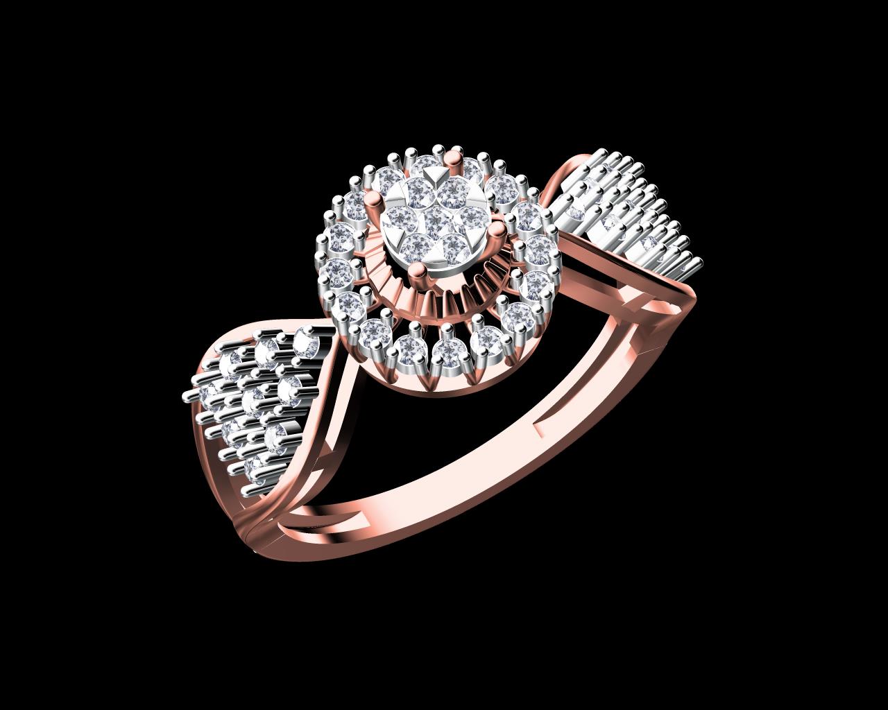 AD17825E — Ladies Rings jewellery CAD design (JCD/STL) AD17825E — Ladies Rings jewellery CAD design (JCD/STL)