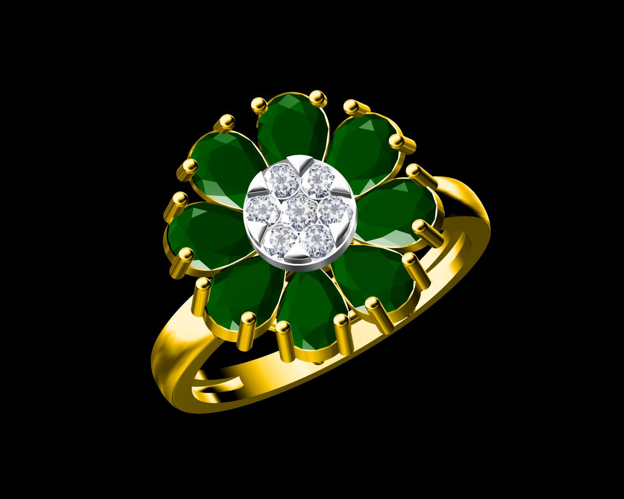 AD17825H — Ladies Rings jewellery CAD design (JCD/STL) AD17825H — Ladies Rings jewellery CAD design (JCD/STL)