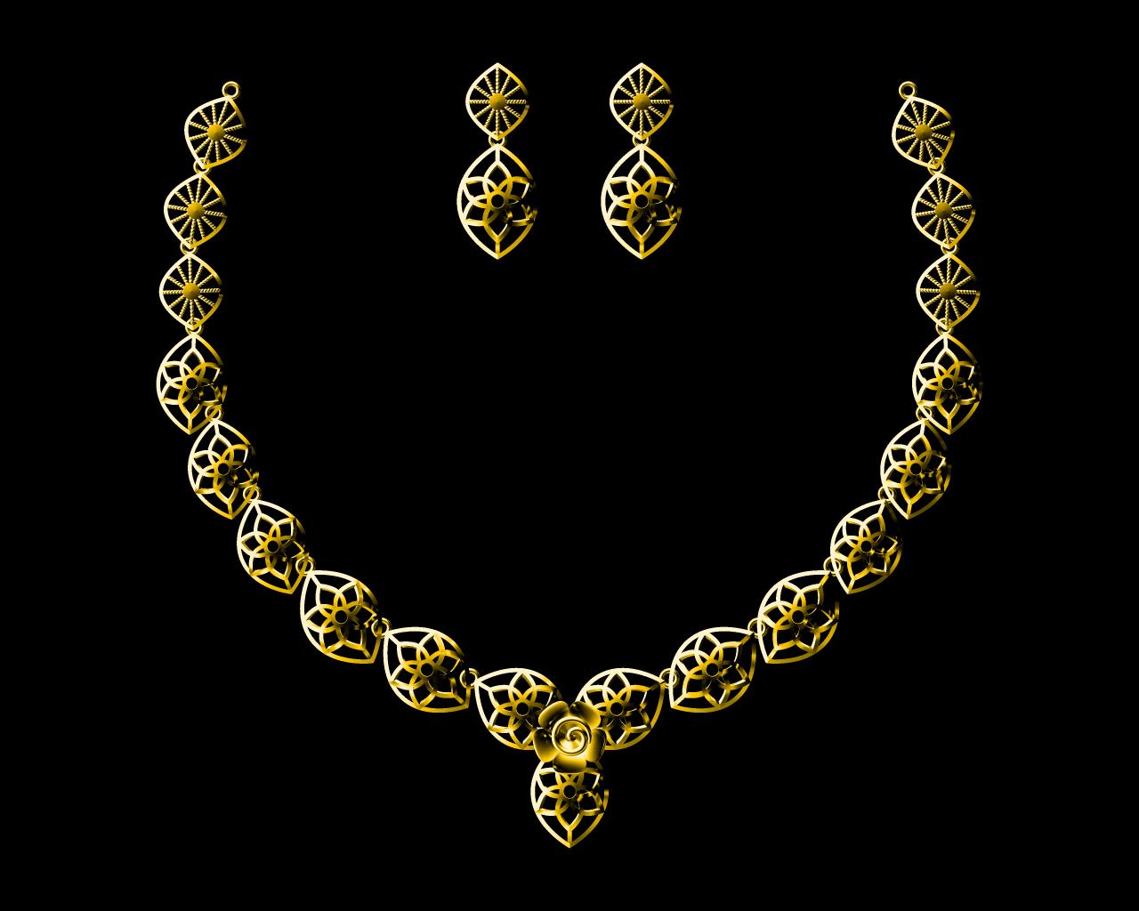 AD17840 — Necklace Sets jewellery CAD design (JCD/STL) AD17840 — Necklace Sets jewellery CAD design (JCD/STL)