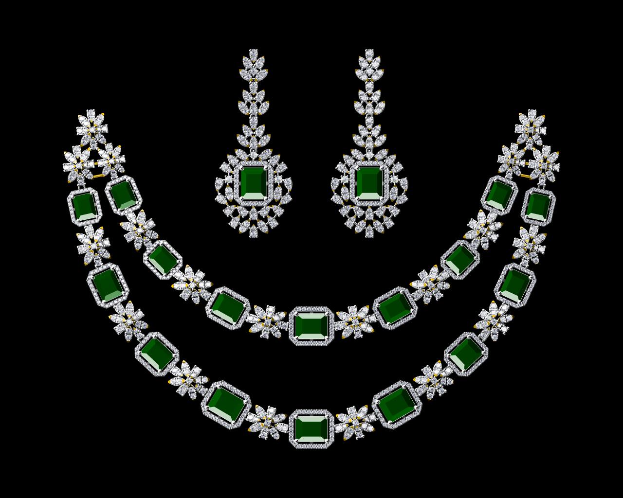 AD17385 — Necklace Sets jewellery CAD design (JCD/STL) AD17385 — Necklace Sets jewellery CAD design (JCD/STL)