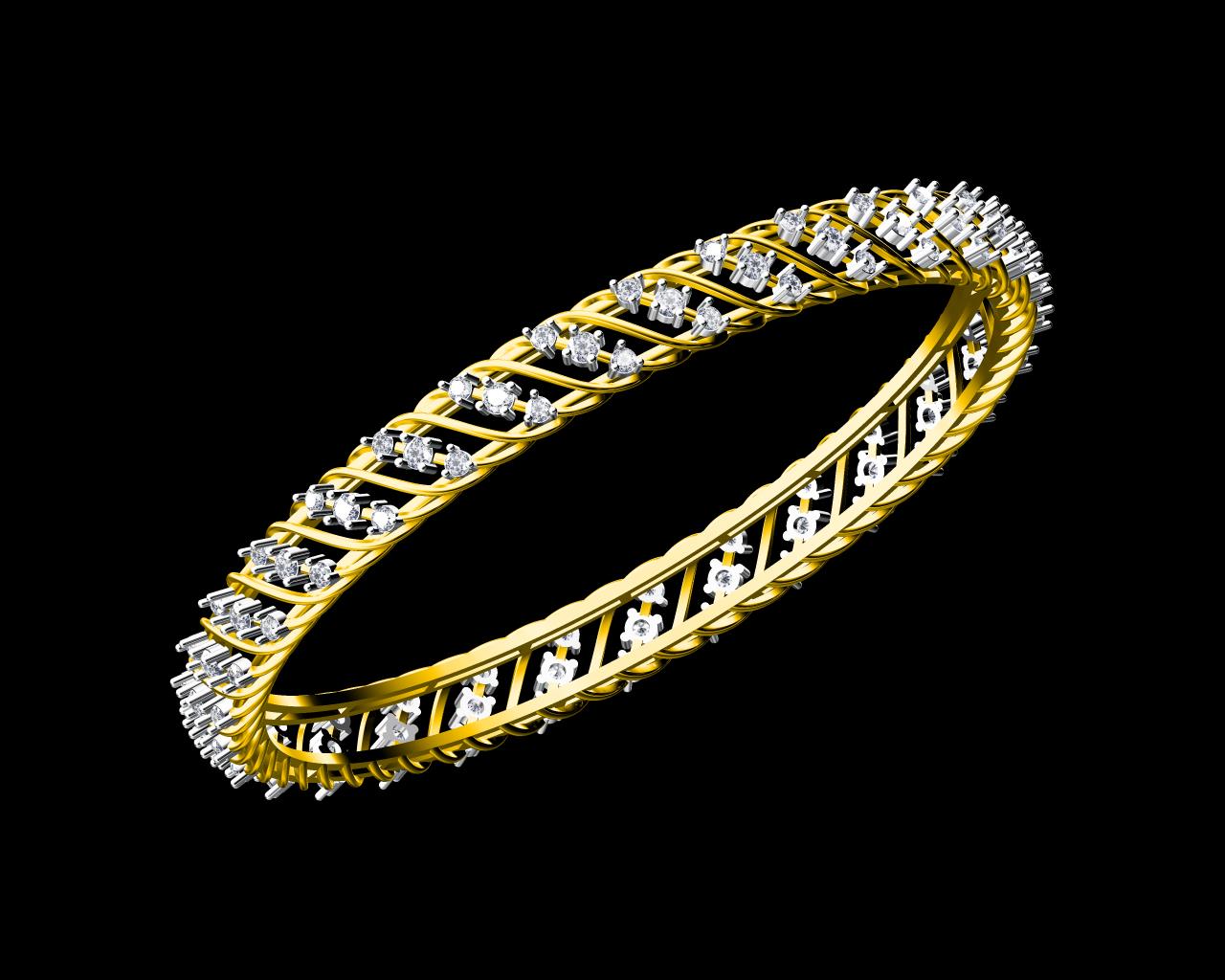 AD17458 — Bangles jewellery CAD design (JCD/STL)