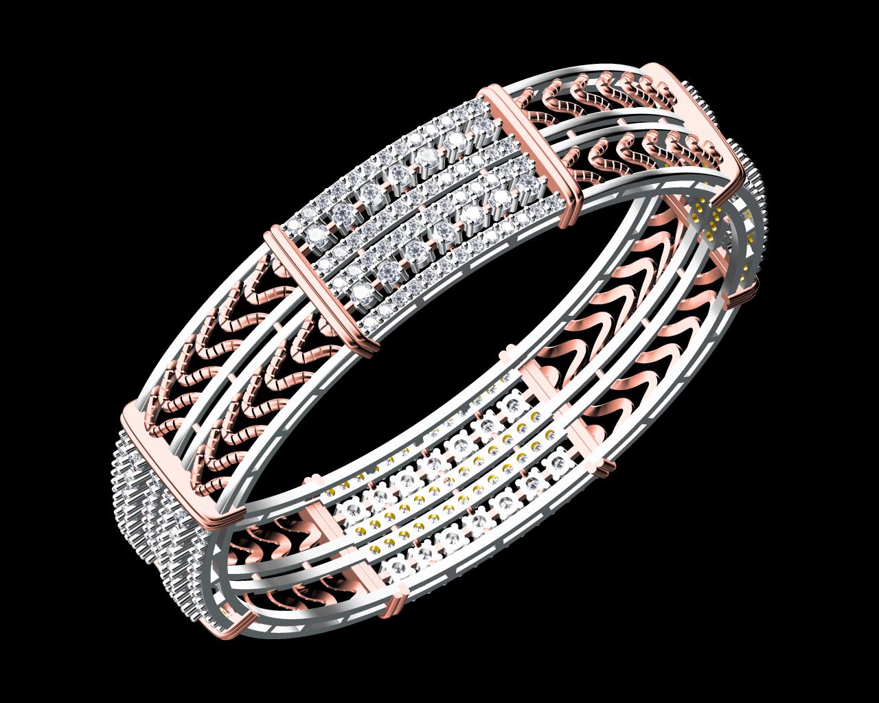 AD17466-ALT — Bangles jewellery CAD design (JCD/STL) AD17466-ALT — Bangles jewellery CAD design (JCD/STL)