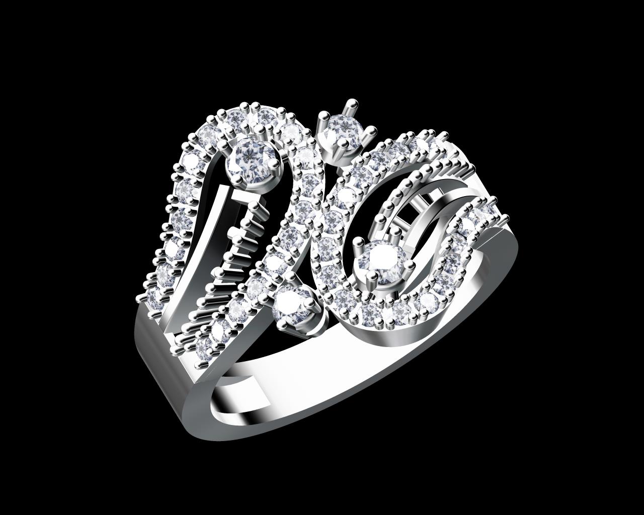 AD17530 — Ladies Rings jewellery CAD design (JCD/STL)