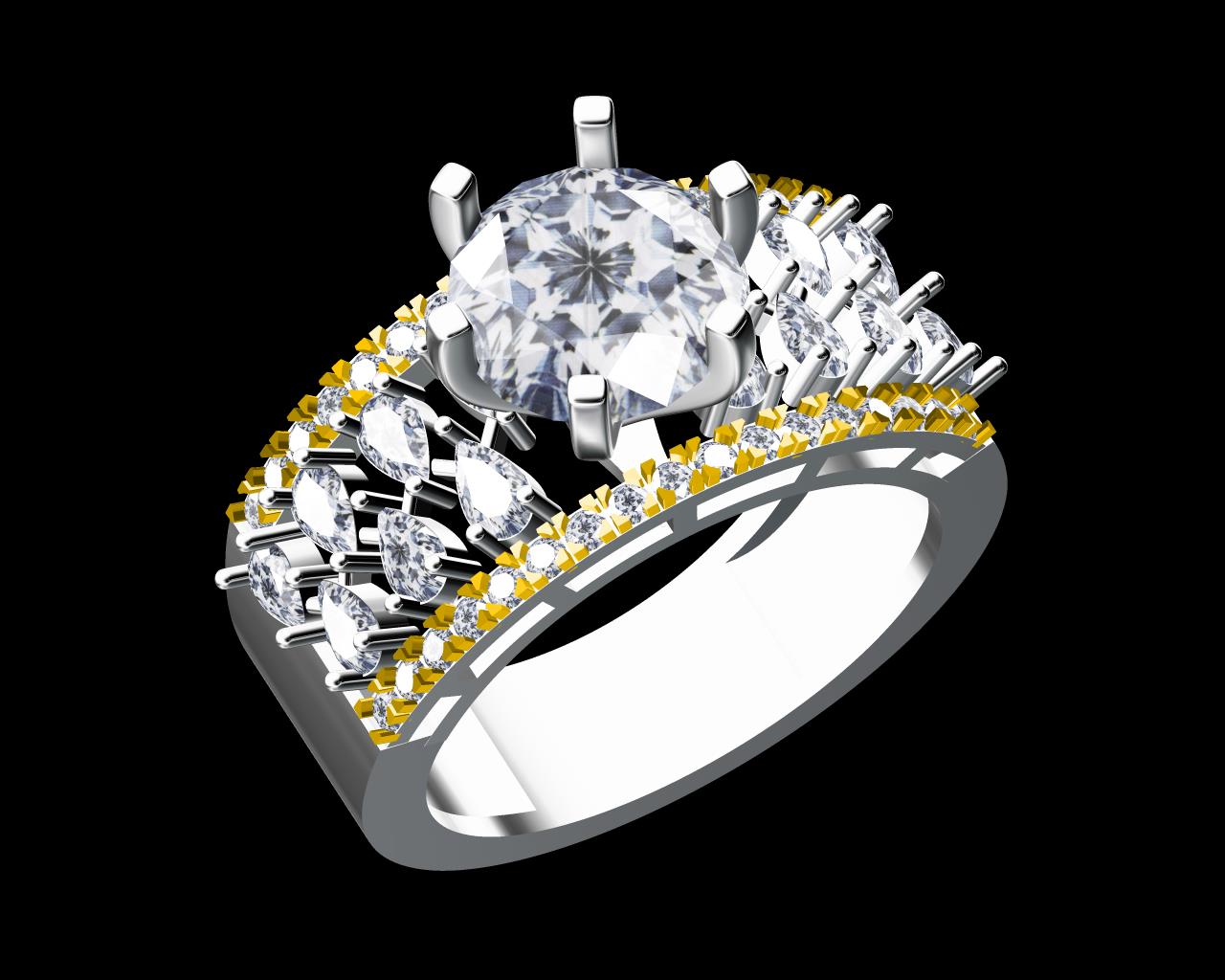 AD17534 — Ladies Rings jewellery CAD design (JCD/STL) AD17534 — Ladies Rings jewellery CAD design (JCD/STL)