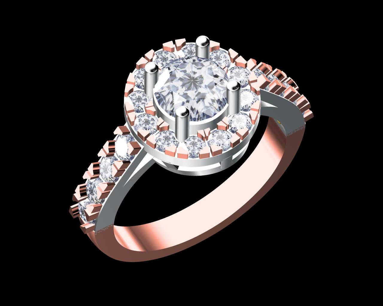 AD17547 — Ladies Rings jewellery CAD design (JCD/STL) AD17547 — Ladies Rings jewellery CAD design (JCD/STL)