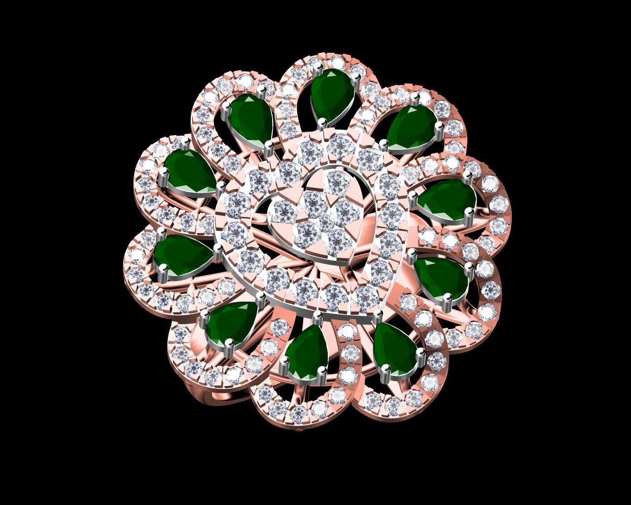 AD17554 — Ladies Rings jewellery CAD design (JCD/STL) AD17554 — Ladies Rings jewellery CAD design (JCD/STL)