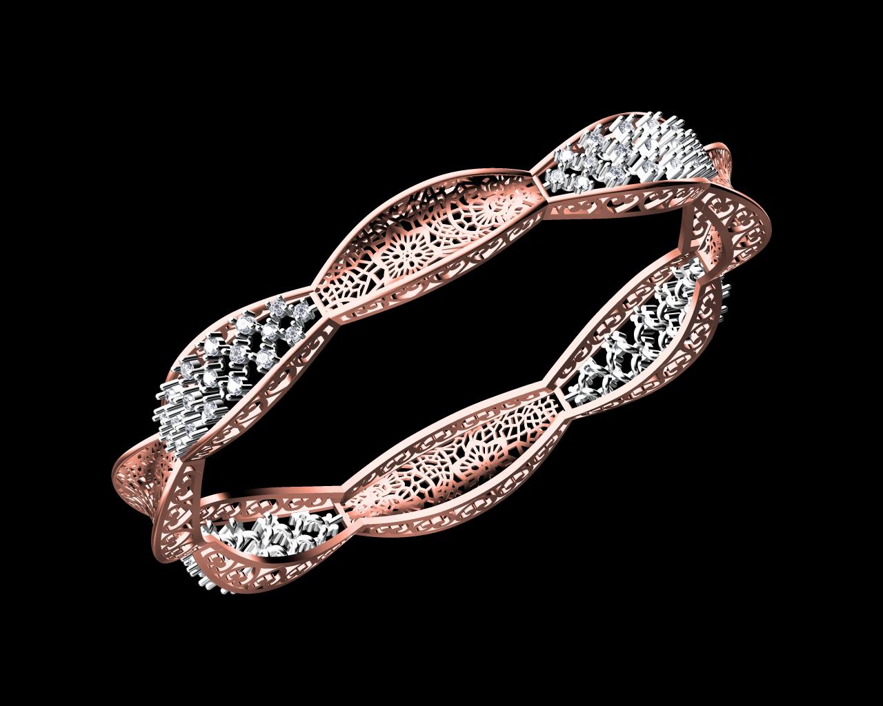 AD17562 — Bangles jewellery CAD design (JCD/STL) AD17562 — Bangles jewellery CAD design (JCD/STL)