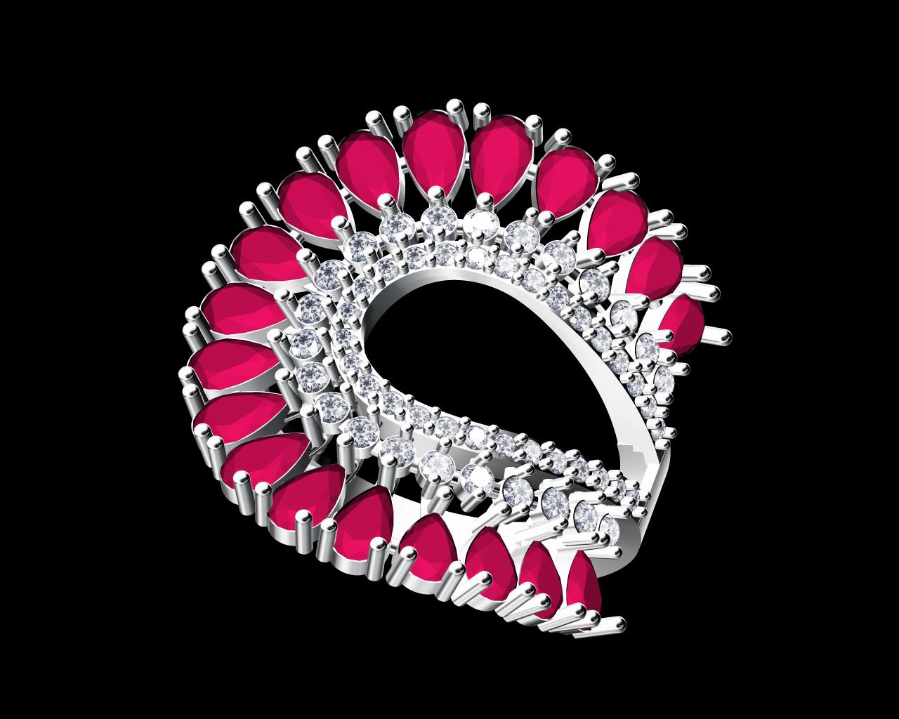 AD17566 — Ladies Rings jewellery CAD design (JCD/STL) AD17566 — Ladies Rings jewellery CAD design (JCD/STL)