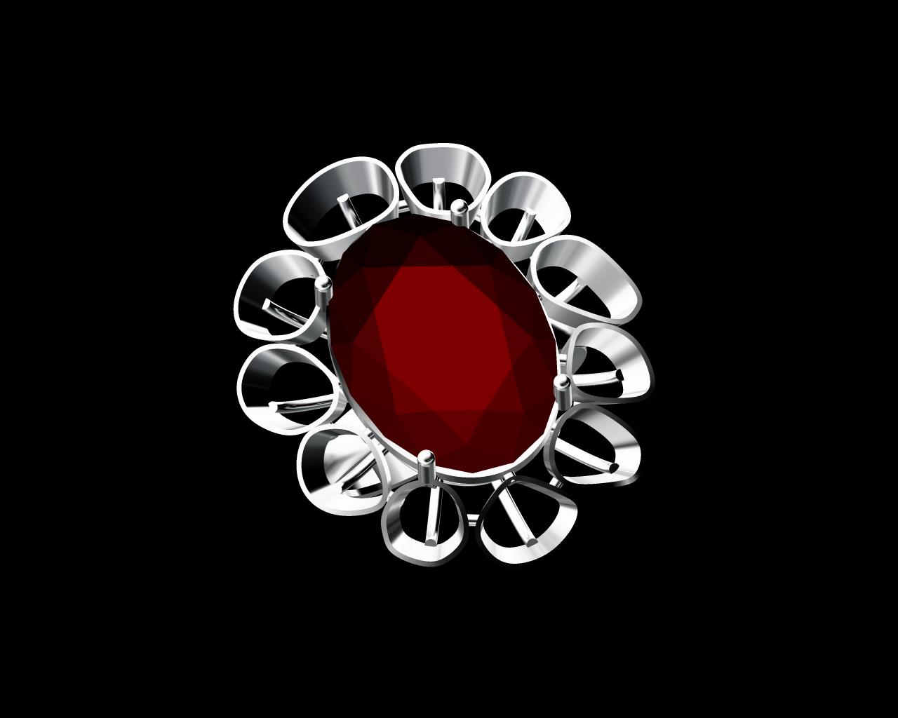 AD17578 — Ladies Rings jewellery CAD design (JCD/STL)