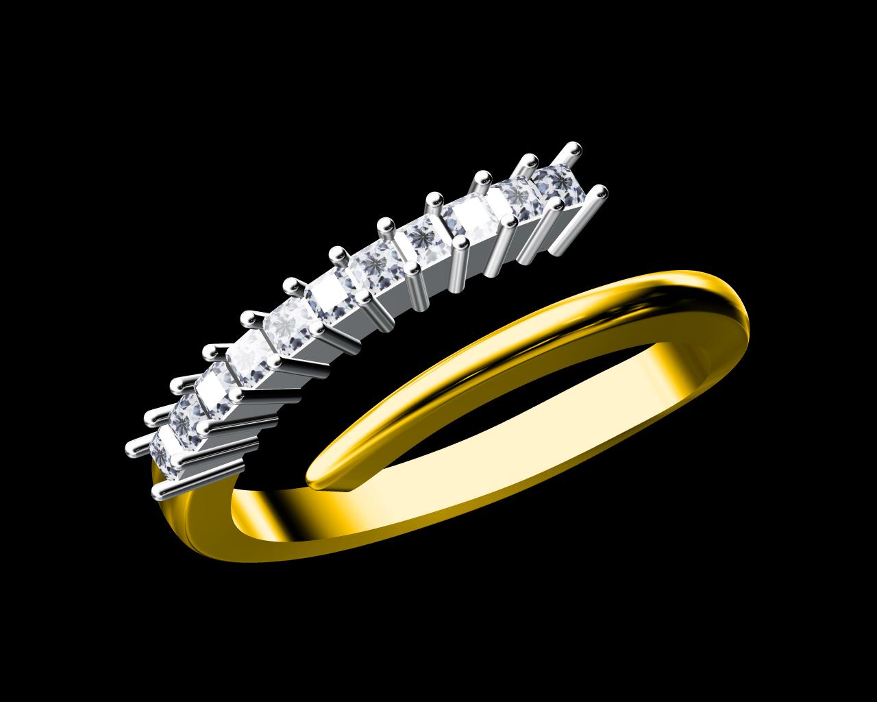 AD17602 — Ladies Rings jewellery CAD design (JCD/STL)