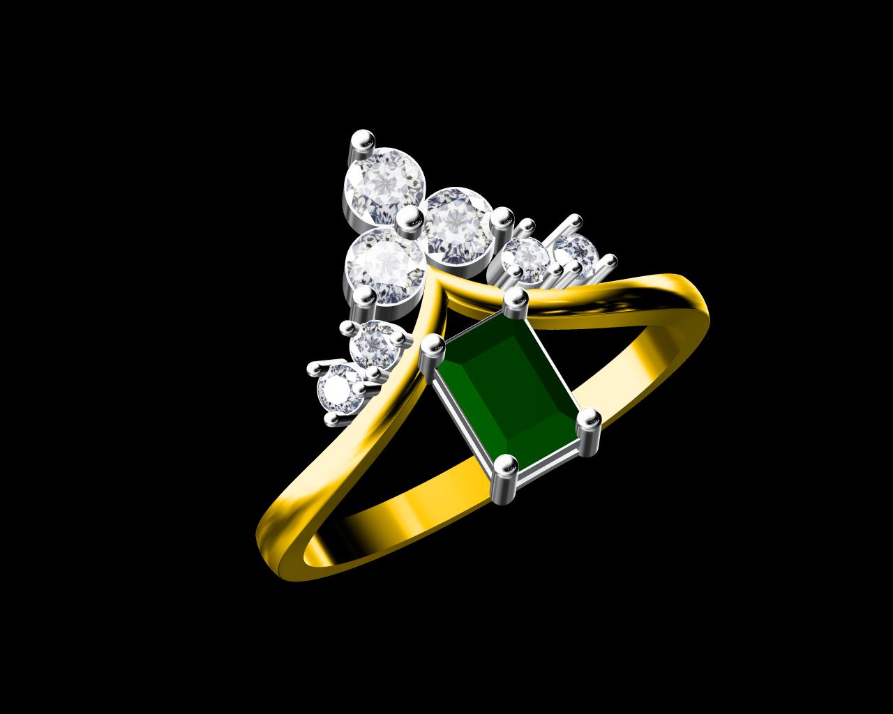 AD17607 — Ladies Rings jewellery CAD design (JCD/STL)