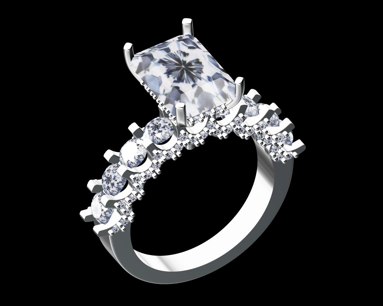 AD17613 — Ladies Rings jewellery CAD design (JCD/STL)