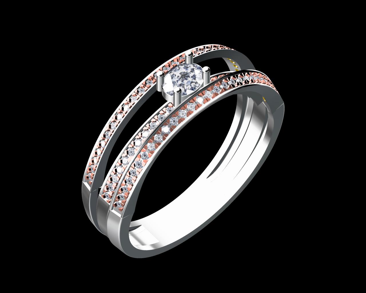 AD17618 — Ladies Rings jewellery CAD design (JCD/STL)
