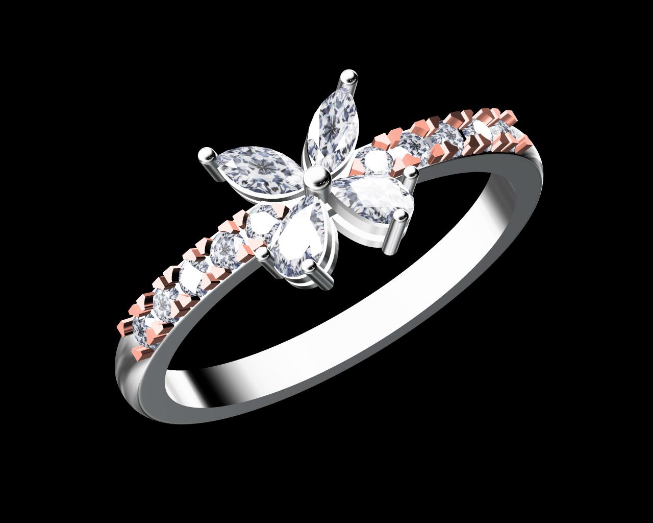 AD17619 — Ladies Rings jewellery CAD design (JCD/STL)