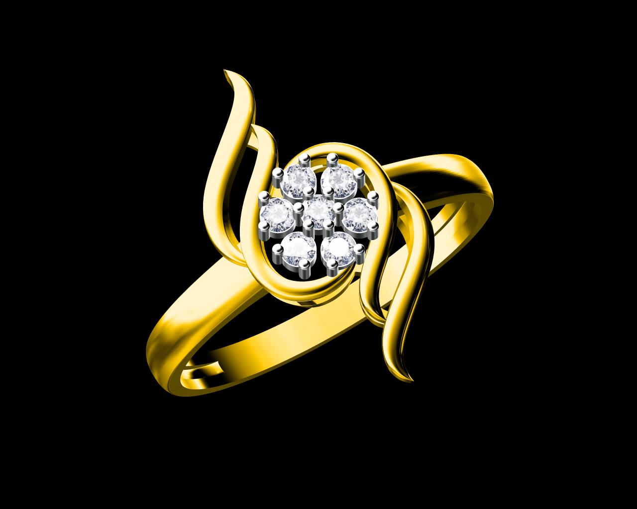 AD17620R — Ladies Rings jewellery CAD design (JCD/STL)