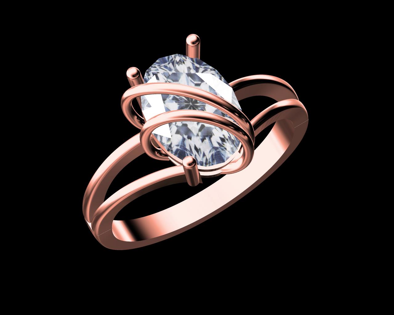 AD17638 — Ladies Rings jewellery CAD design (JCD/STL)