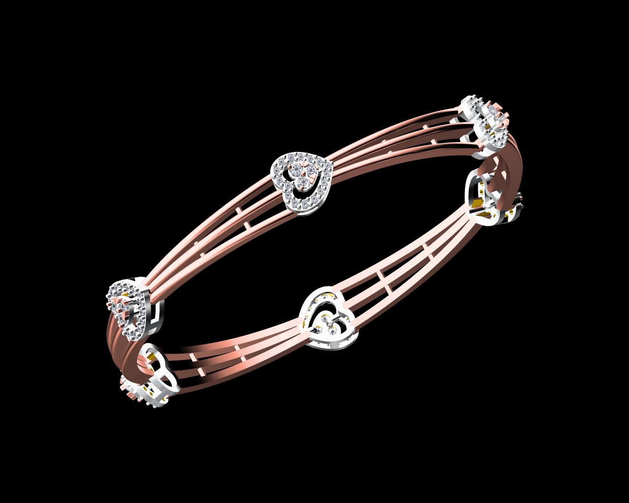 AD17643 — Bangles jewellery CAD design (JCD/STL) AD17643 — Bangles jewellery CAD design (JCD/STL)
