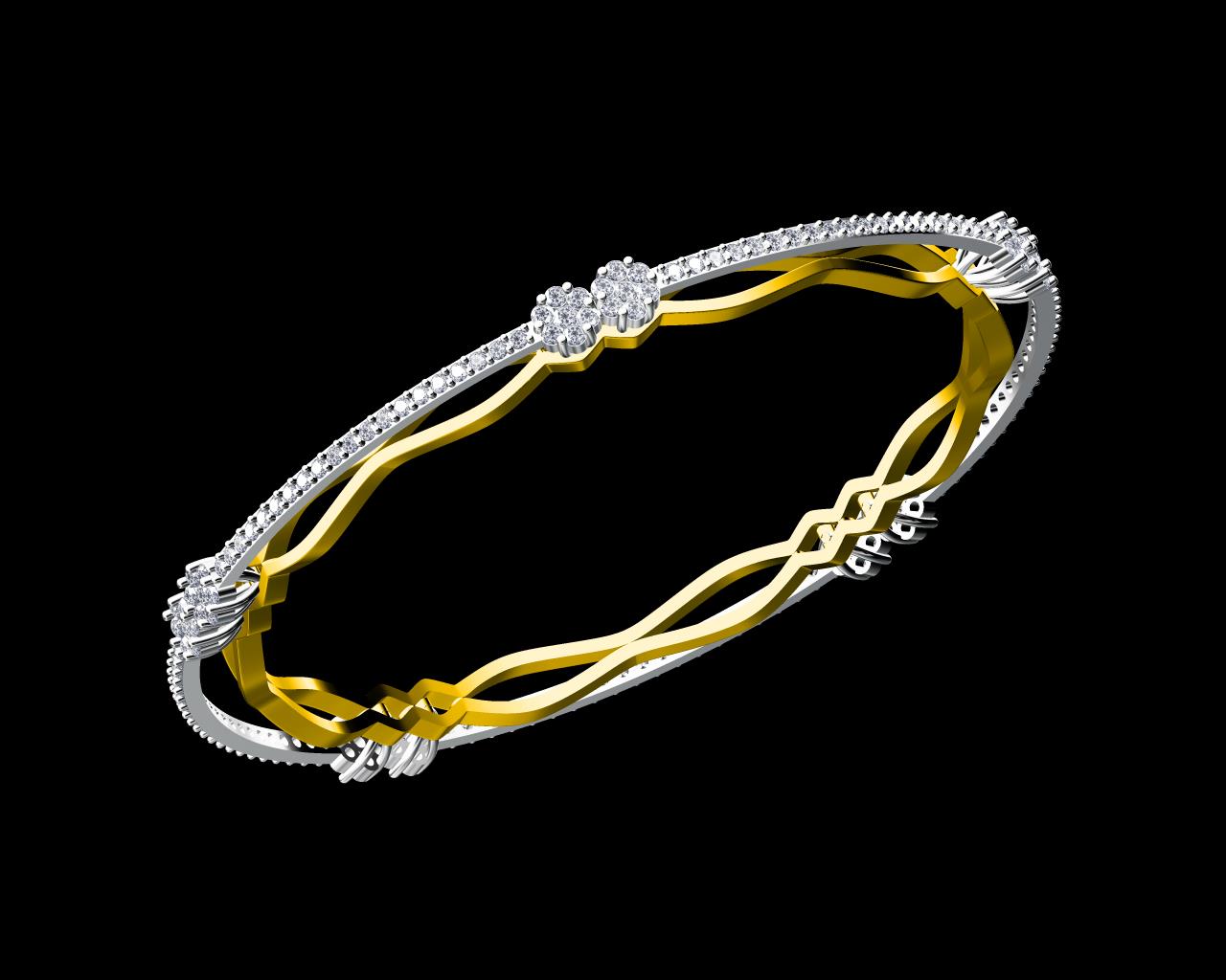 AD17653 — Bangles jewellery CAD design (JCD/STL) AD17653 — Bangles jewellery CAD design (JCD/STL)