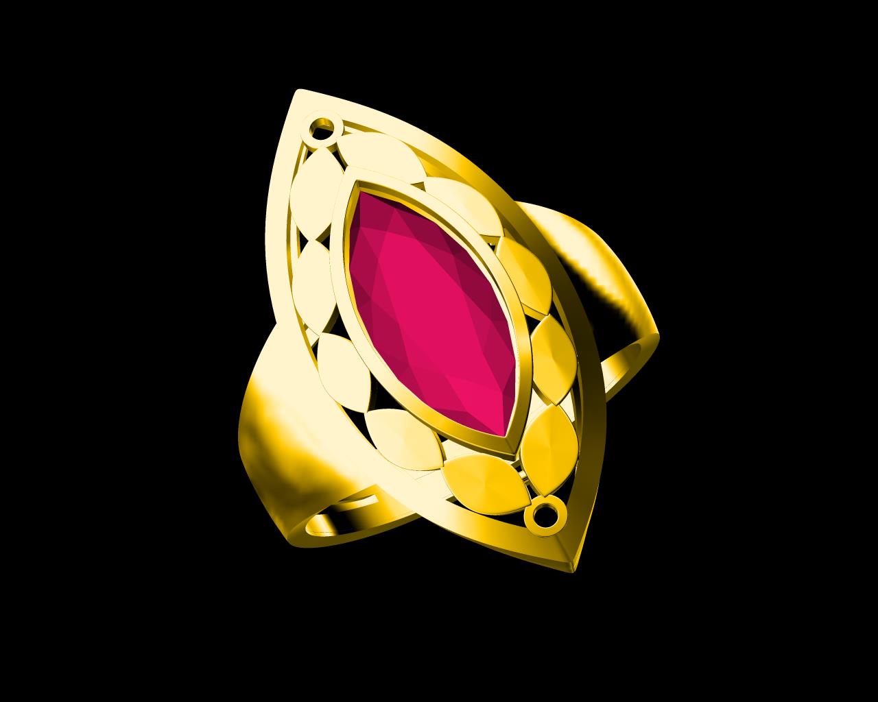 AD17655 — Ladies Rings jewellery CAD design (JCD/STL)