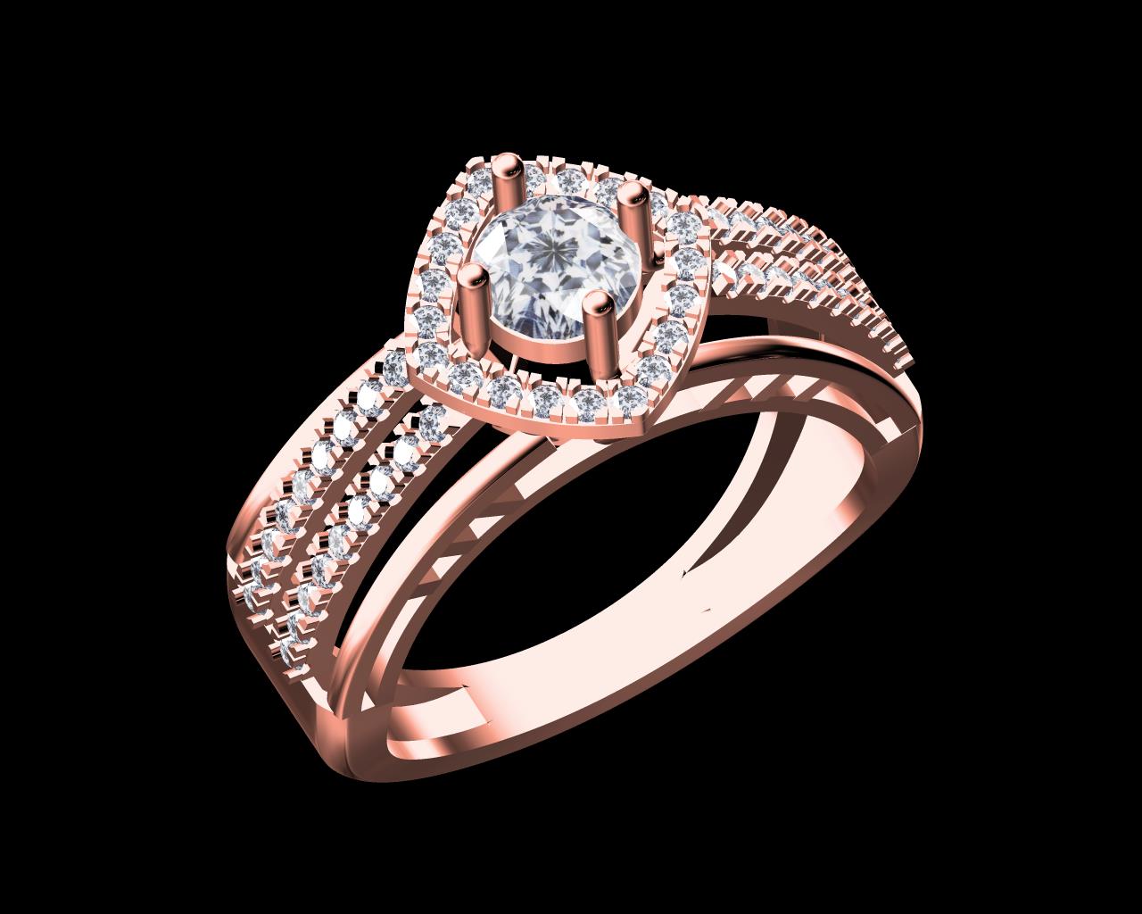 AD17663 — Ladies Rings jewellery CAD design (JCD/STL)