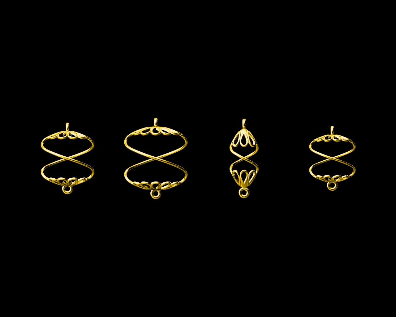AD17437 — Necklace Sets jewellery CAD design (JCD/STL) AD17437 — Necklace Sets jewellery CAD design (JCD/STL)