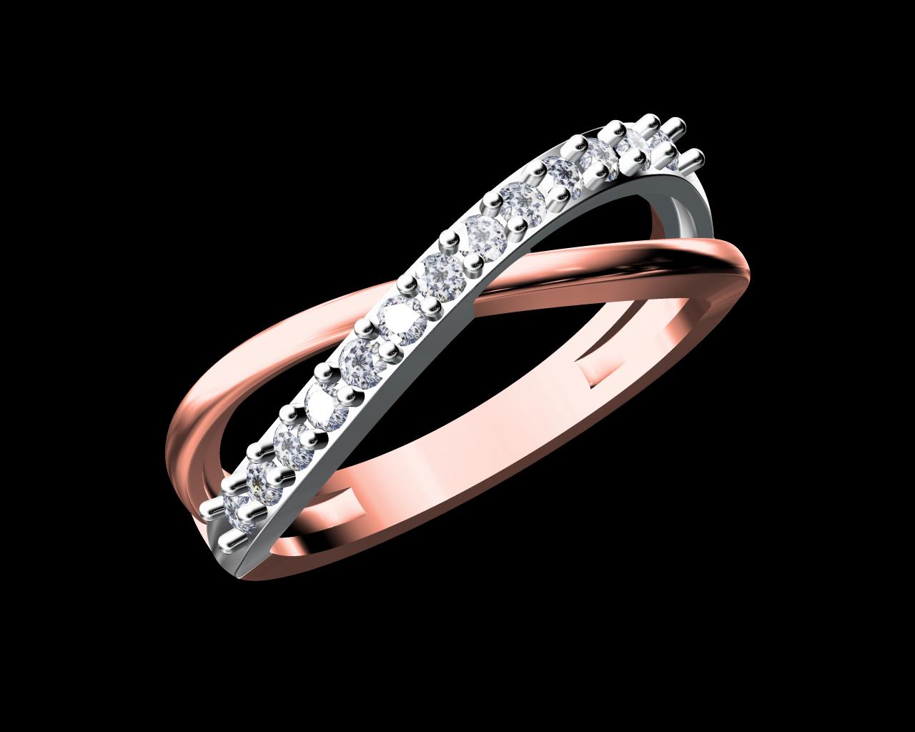 AD17442 — Ladies Rings jewellery CAD design (JCD/STL)