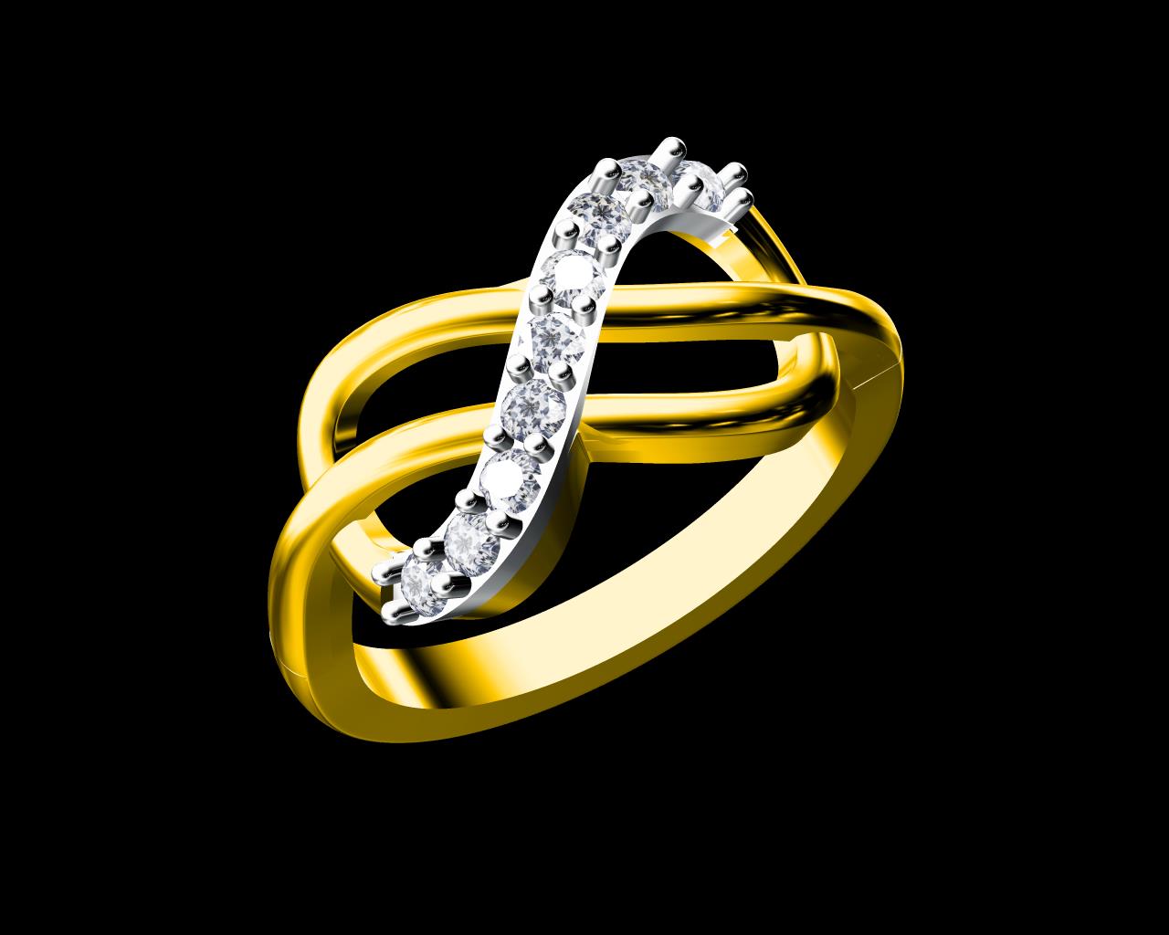 AD17443 — Ladies Rings jewellery CAD design (JCD/STL)