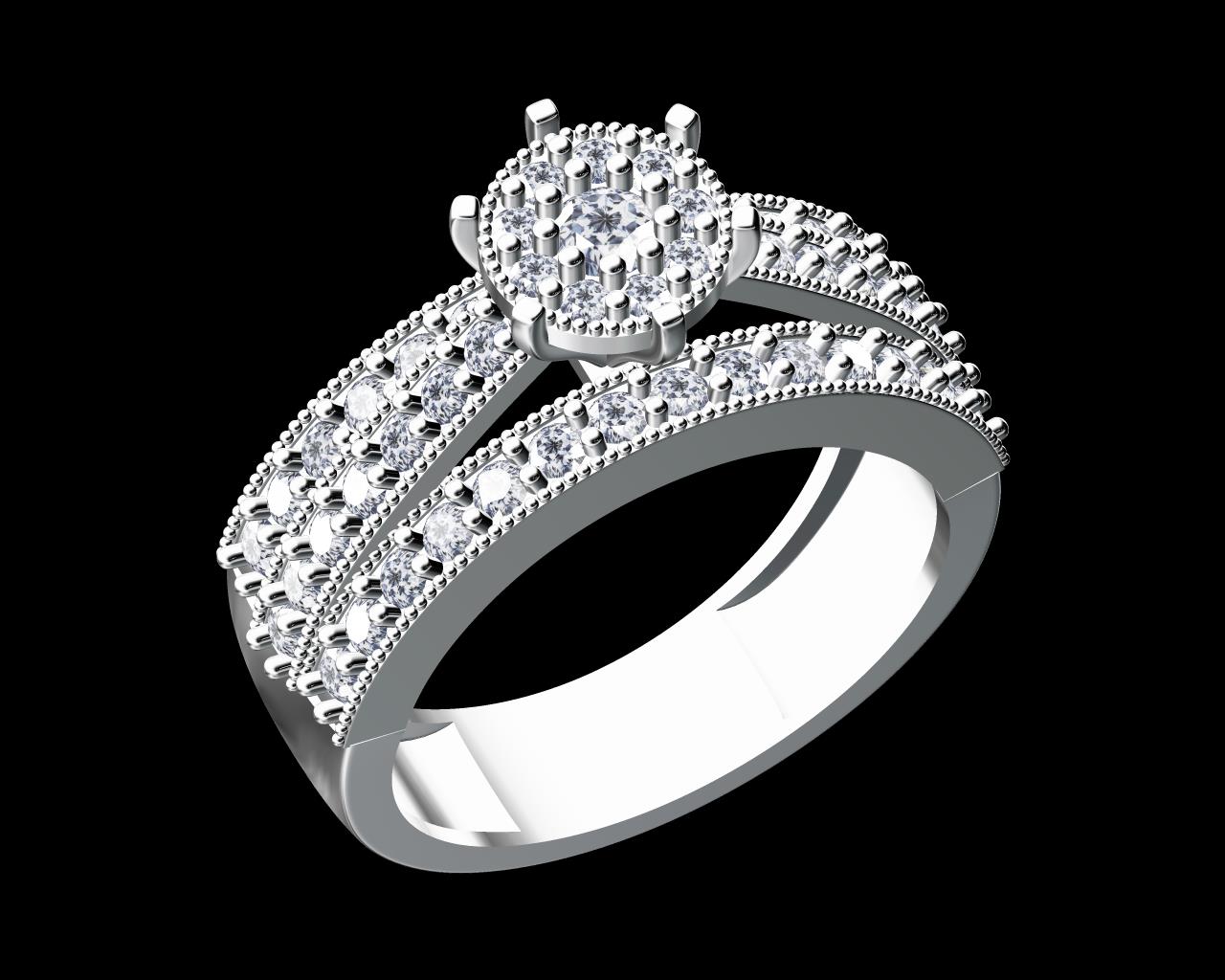 AD17461 — Ladies Rings jewellery CAD design (JCD/STL)