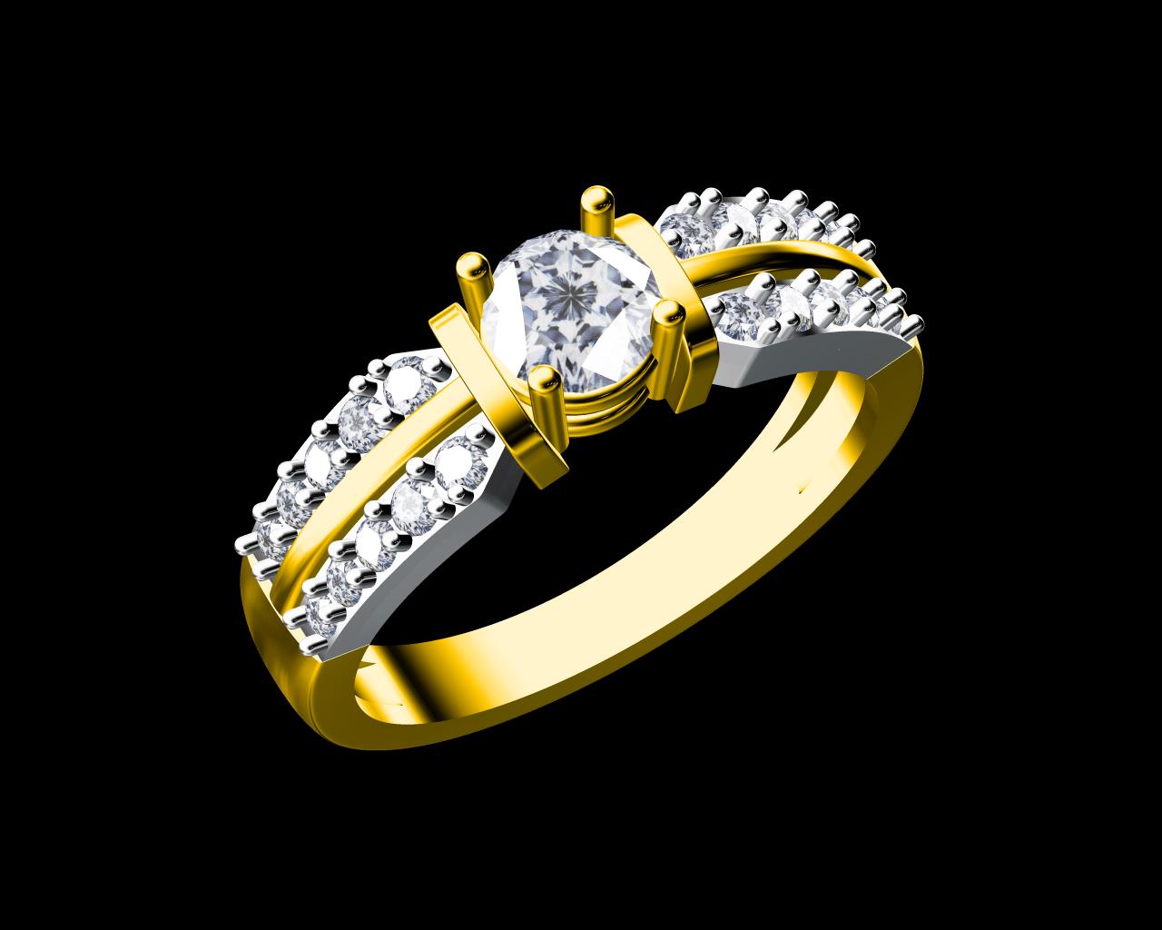 AD18128-ALT — Ladies Rings jewellery CAD design (JCD/STL)