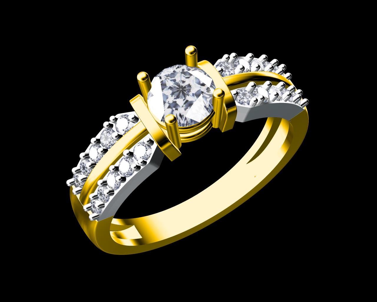 AD18128 — Ladies Rings jewellery CAD design (JCD/STL)