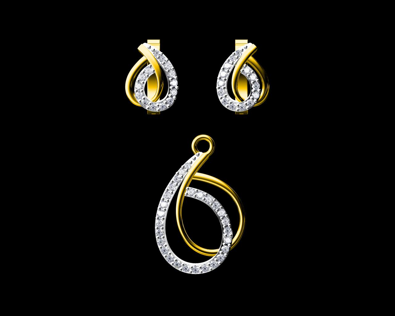 AD18140 — Pendants jewellery CAD design (JCD/STL)