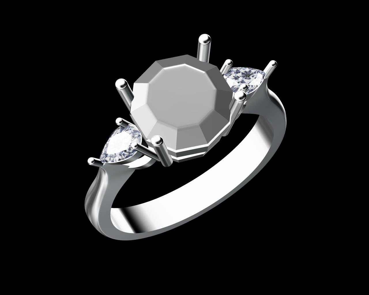 AD18144 — Ladies Rings jewellery CAD design (JCD/STL)