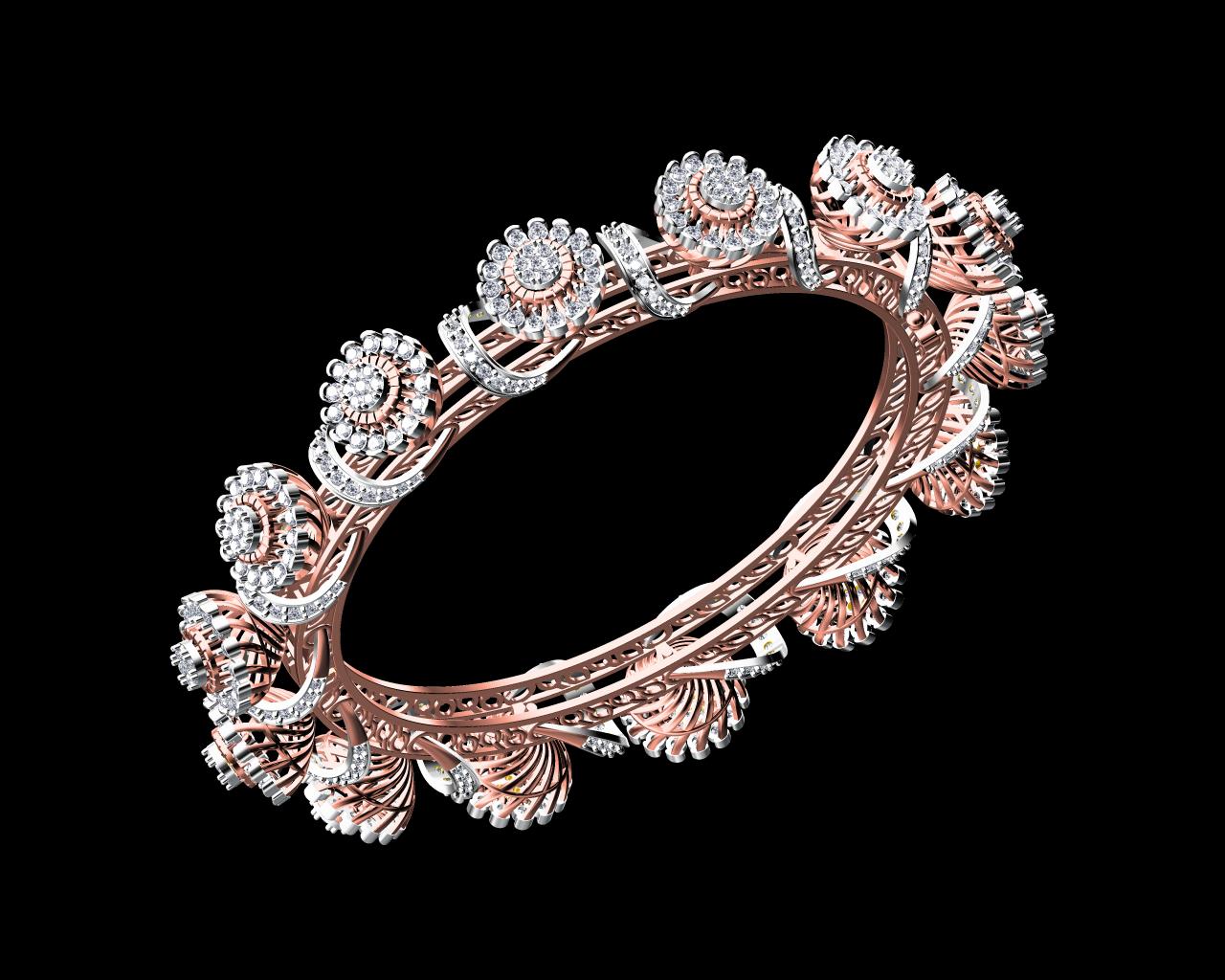 AD17854 — Single Line Bangles jewellery CAD design (JCD/STL) AD17854 — Single Line Bangles jewellery CAD design (JCD/STL)