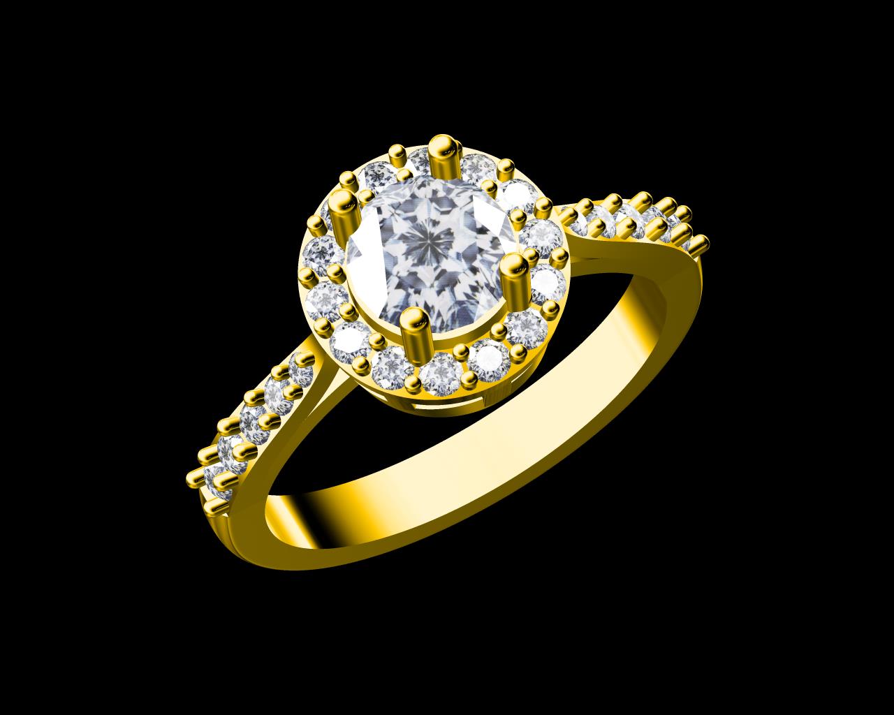 AD17936 — Ladies Rings jewellery CAD design (JCD/STL)