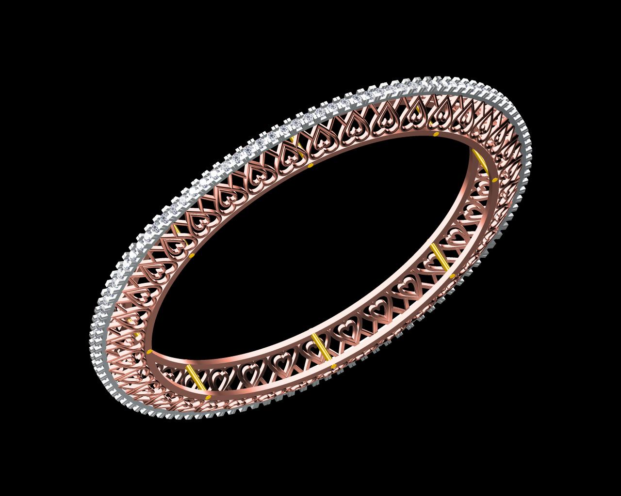 AD18016 — Single Line Bangles jewellery CAD design (JCD/STL) AD18016 — Single Line Bangles jewellery CAD design (JCD/STL)
