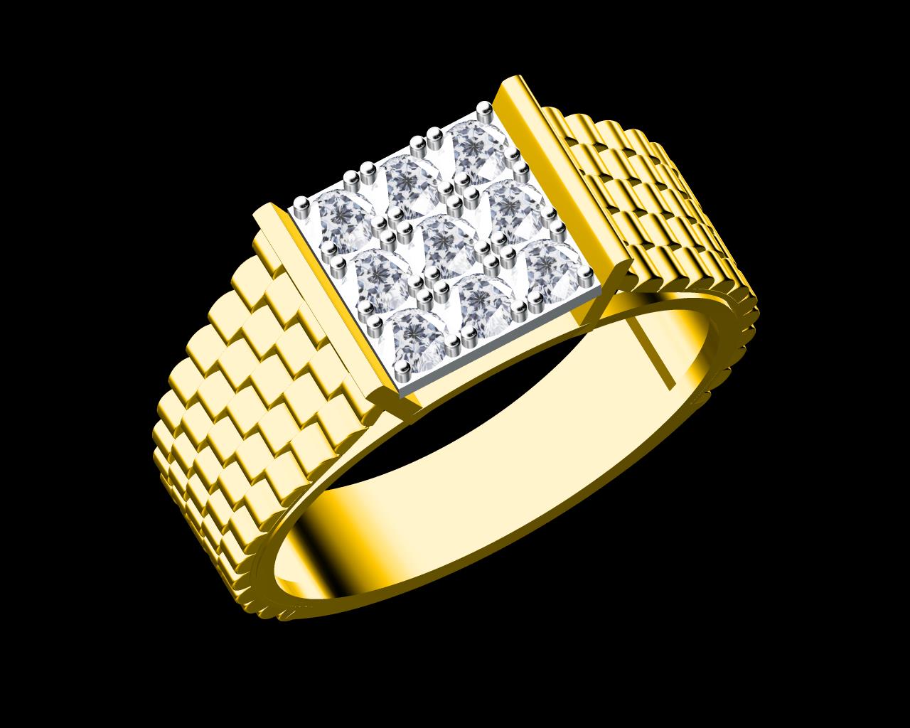 AD18020 — Gents Rings jewellery CAD design (JCD/STL) AD18020 — Gents Rings jewellery CAD design (JCD/STL)