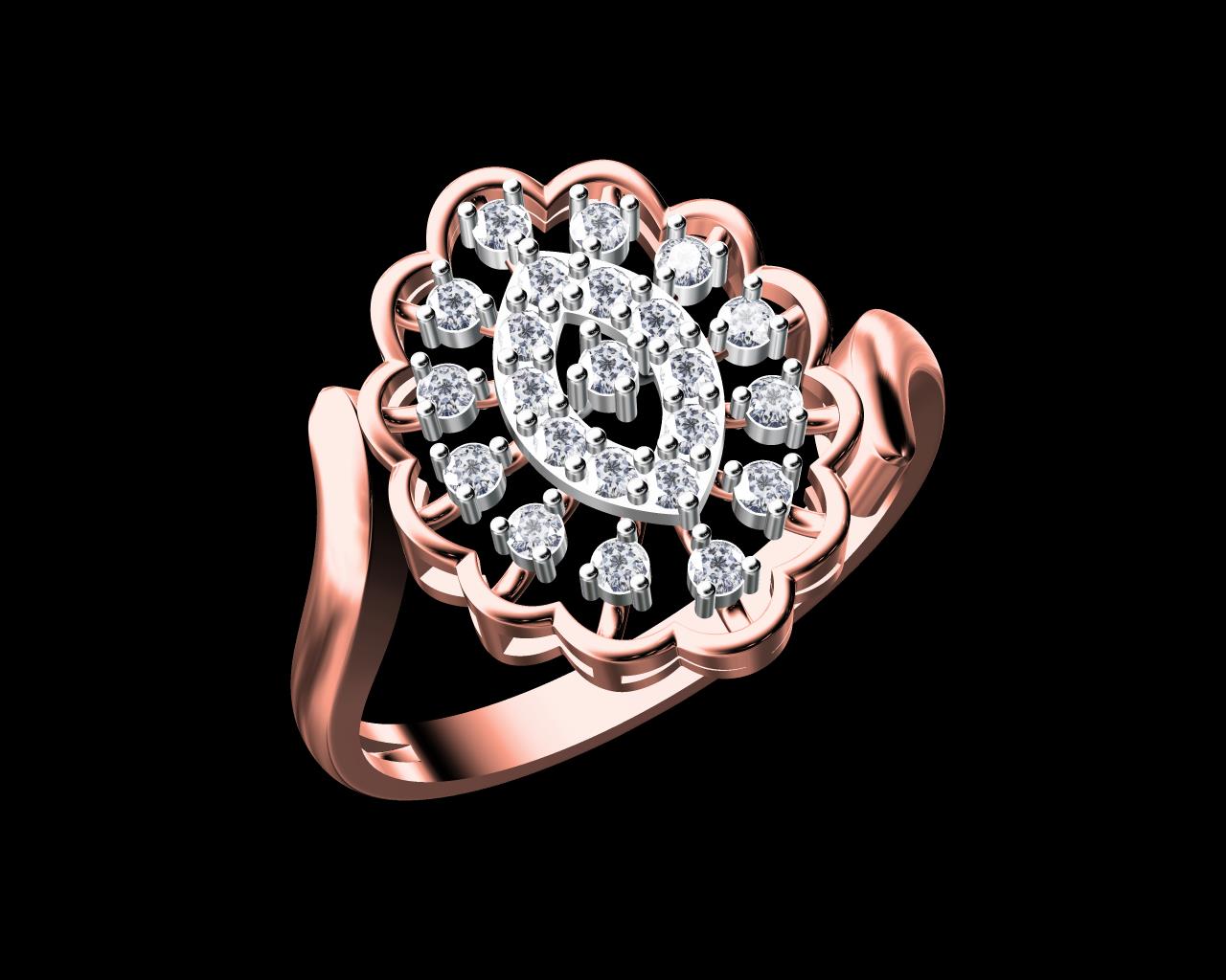 AD18039 — Ladies Rings jewellery CAD design (JCD/STL)